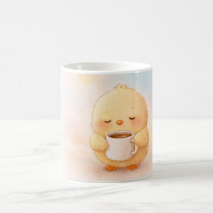 Süße Kaffeeküken-Tasse Kawaii Alma Küken Kaffeetasse