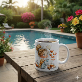 Süße Kaffeeliebhaber-Tasse | Cozy Girl Design Tasse
