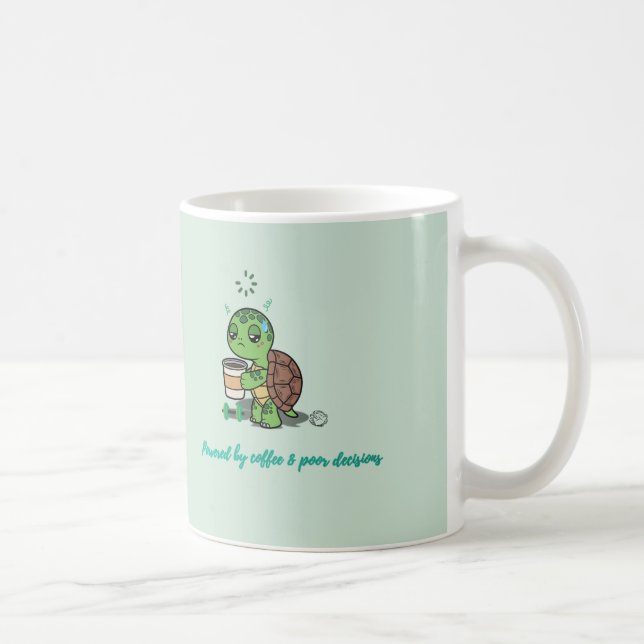 Süße Kaffeeschildkröten-Tasse Kaffeetasse (Rechts)