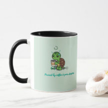 Süße Kaffeeschildkröten-Tasse