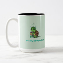 Süße Kaffeeschildkröten-Tasse