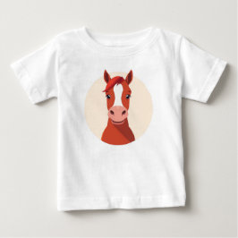Süße Kastanienpony-T-Shirts Baby T-shirt