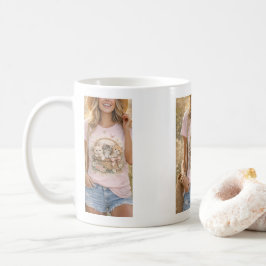 Süße Kätzchen Blumen Grafik Mädchen Tasse