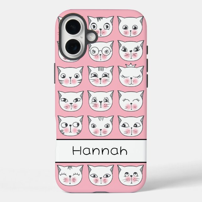 Süße Kätzchen Case-Mate iPhone Hülle (Rückseite)