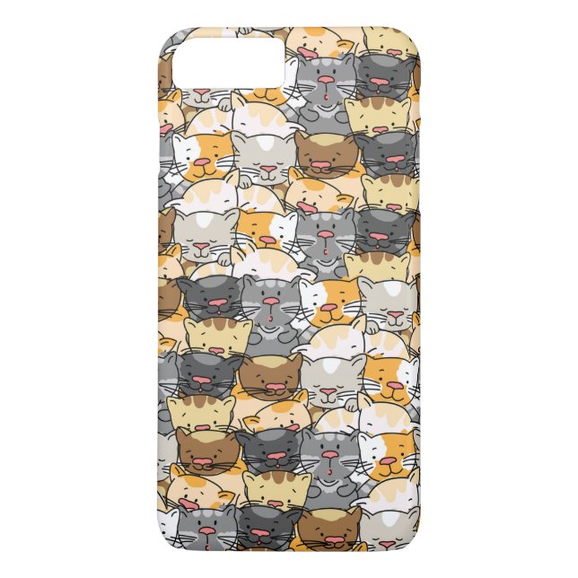 Süße Kätzchen Case-Mate iPhone Hülle (Rückseite)