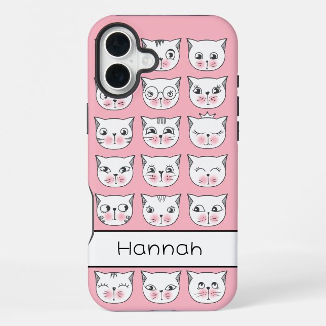 Süße Kätzchen iPhone Hülle (Rückseite)