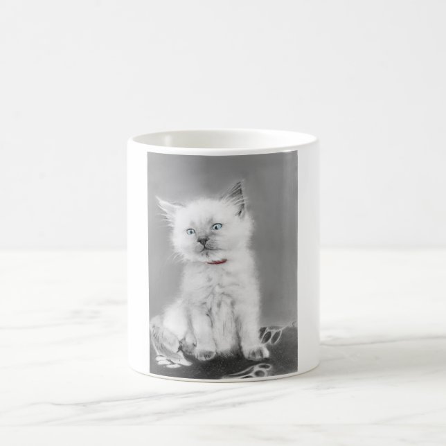 Süße Kätzchen-Tasse Kaffeetasse (Mittel)