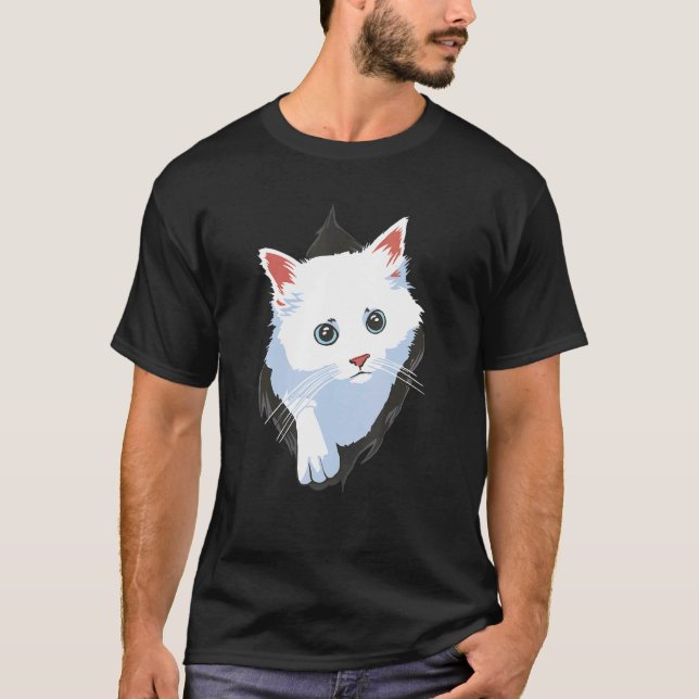 Süße Katze 5 T-Shirt (Vorderseite)
