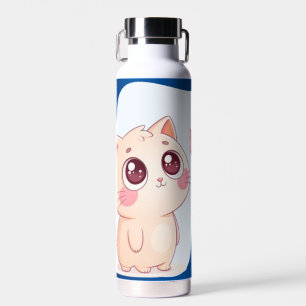Süße Katze Adorable Feline Kawaii Design Trinkflasche