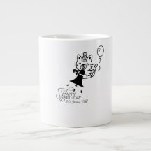 Süße Katze Alles Gute zum Geburtstag Kaffeetasse