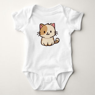 SÜSSE KATZE BABY STRAMPLER