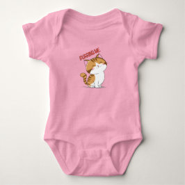 Süsse Katze Baby Strampler