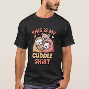 Süße Katze Bär Hase Das ist mein Kuscheltier T-Shirt