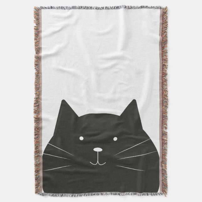 Süße Katze Decke (Vorderseite Vertikal)
