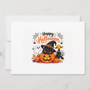 Süße Katze Frohes Halloween Reisebecher - Kawaii H Einladung