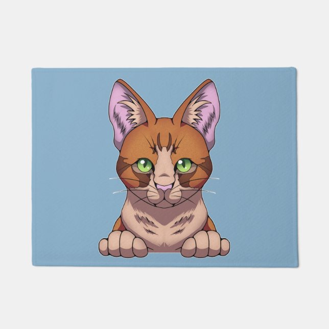 Süße Katze Fußmatte (Vorderseite)