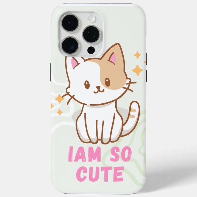 süße Katze ich bin so süß Case-Mate iPhone Hülle (Rückseite)