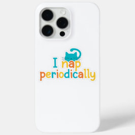 Süße Katze "Ich döse periodisch"  Lustiger Katzenl Case-Mate iPhone Hülle