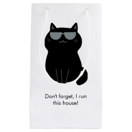 Süße Katze - Ich leite dieses Haus jetzt!  Kleine Geschenktüte
