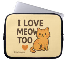 Süße Katze „ICH LIEBE MIAU AUCH“