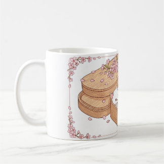 Süße Katze in japanischer Bento-Box Kaffeetasse