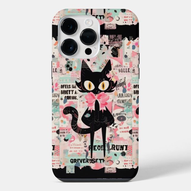 Süße Katze iPhone Hülle (Rückseite)