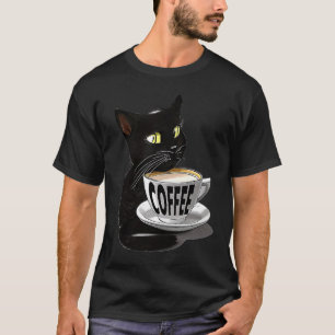 SÜßE KATZE KAFFEE KATZEN JAVA KÄTZCHEN T-Shirt