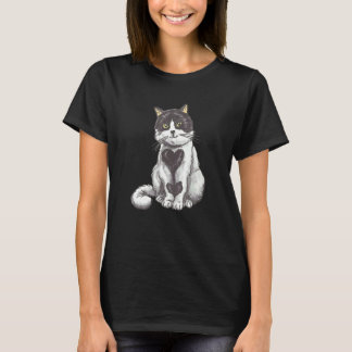 Süße Katze Kätzchen Herz Katze Katzenrettung Adopt T-Shirt