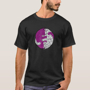 Süße Katze Katzen Ying Yang Yin Yang 10 T-Shirt