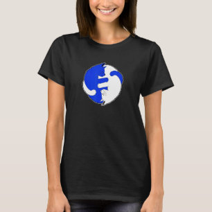 Süße Katze Katzen Ying Yang Yin Yang 11 T-Shirt