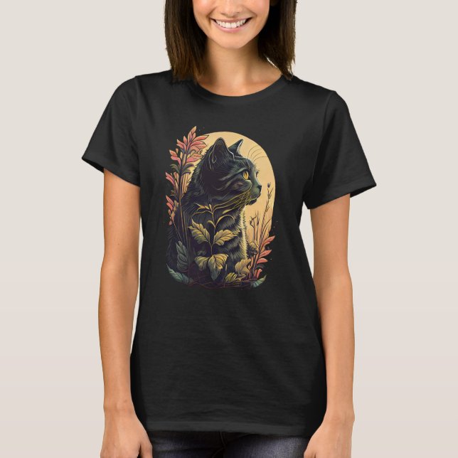 Süße Katze Kitty Kätzchen T-Shirt (Vorderseite)