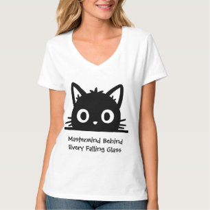 Süße Katze,Lustige Katze,Schwarze Katze T-Shirt