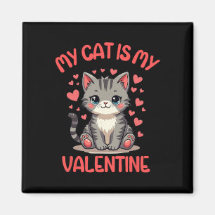 Süße Katze, meine Katze ist mein Valentinstag, Sin Magnet