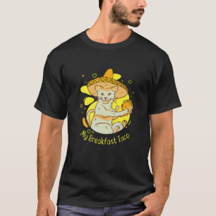 Süße Katze Mexikanisch hält eine Aco für ein Frühs T-Shirt