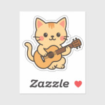 Süße Katze mit Akustik
