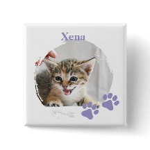Süße Katze mit benutzerdefiniertem Namen