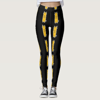 Süße Katze mit Schnurrhaar-Wärme Minimalistisches  Leggings