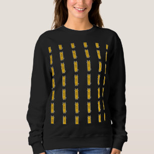 Süße Katze mit Schnurrhaar-Wärme Minimalistisches Sweatshirt