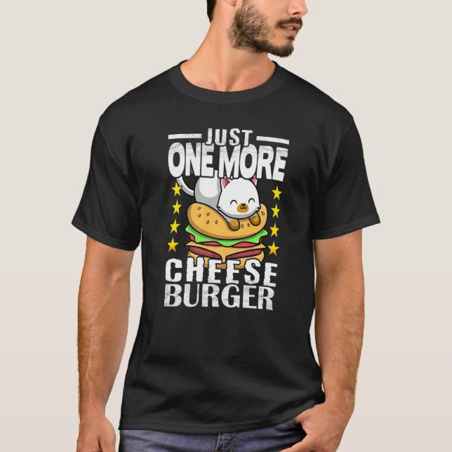 Süße Katze   Noch ein Cheeseburger T-Shirt (Vorderseite)