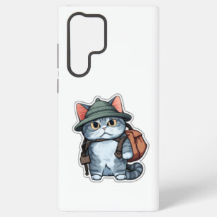 Süße Katze Samsung Galaxy S22 Ultra Hülle für Mama