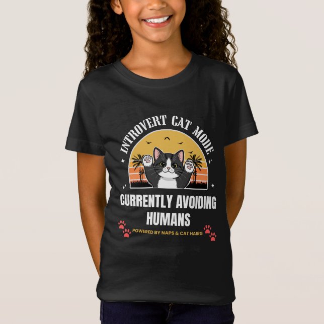 Süße Katze T-Shirt (Vorderseite)