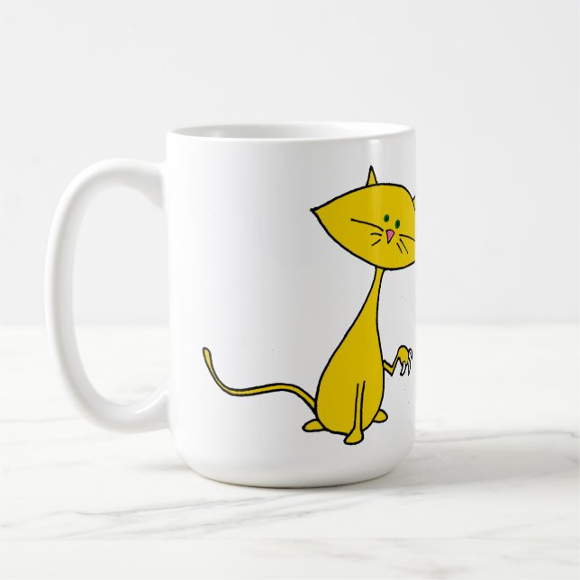 Süße Katze Tasse (Links)
