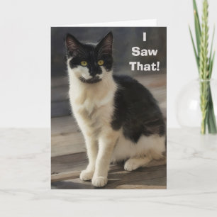 Süße Katze Tolle Arbeit Danke Anerkennung Karte