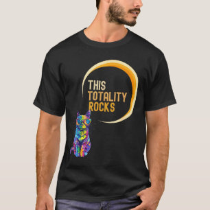 Süße Katze USA Sonnenfinsternis Totalität T-Shirt