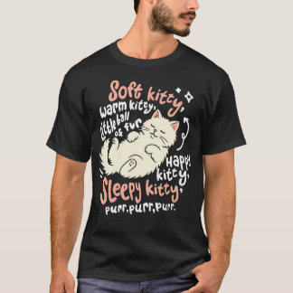 Süße Katze Warme Katze Niedliche Schlafende T-Shirt
