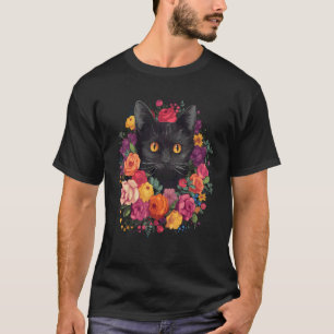 Süße Katzen Blumenstrauß T-Shirt