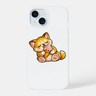 Süße Katzen Eiscreme iPhone 15 Hülle