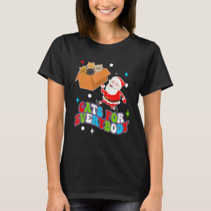 Süße Katzen für jeden lustigen Weihnachten PJs San T-Shirt