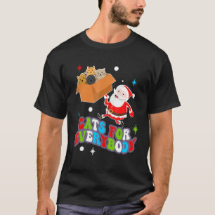 Süße Katzen für Jedermann Lustige Weihnachts-PJs S T-Shirt