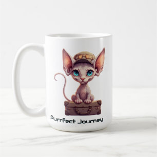 Süße Katzen-Gepäckanhänger-Geschenk für Katzenlieb Kaffeetasse
